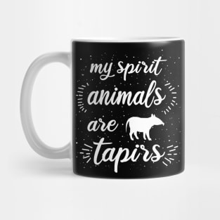 Tapir Horoskop Spirit animal Sternzeichen Fan Mug